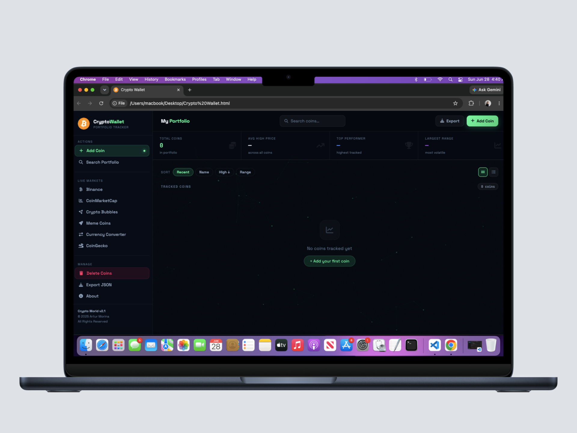 Crypto Tracker