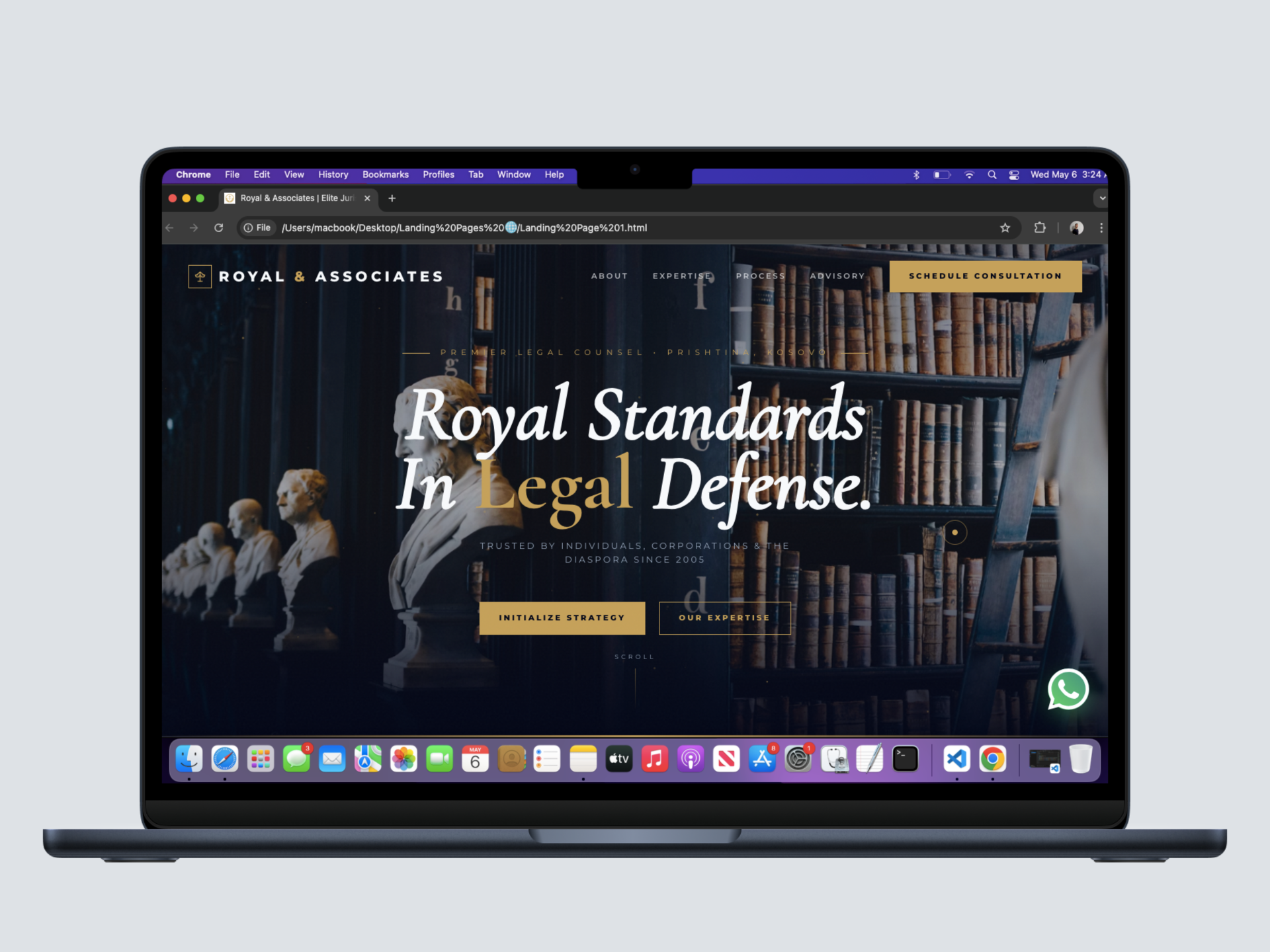 Lawyer Landing Page