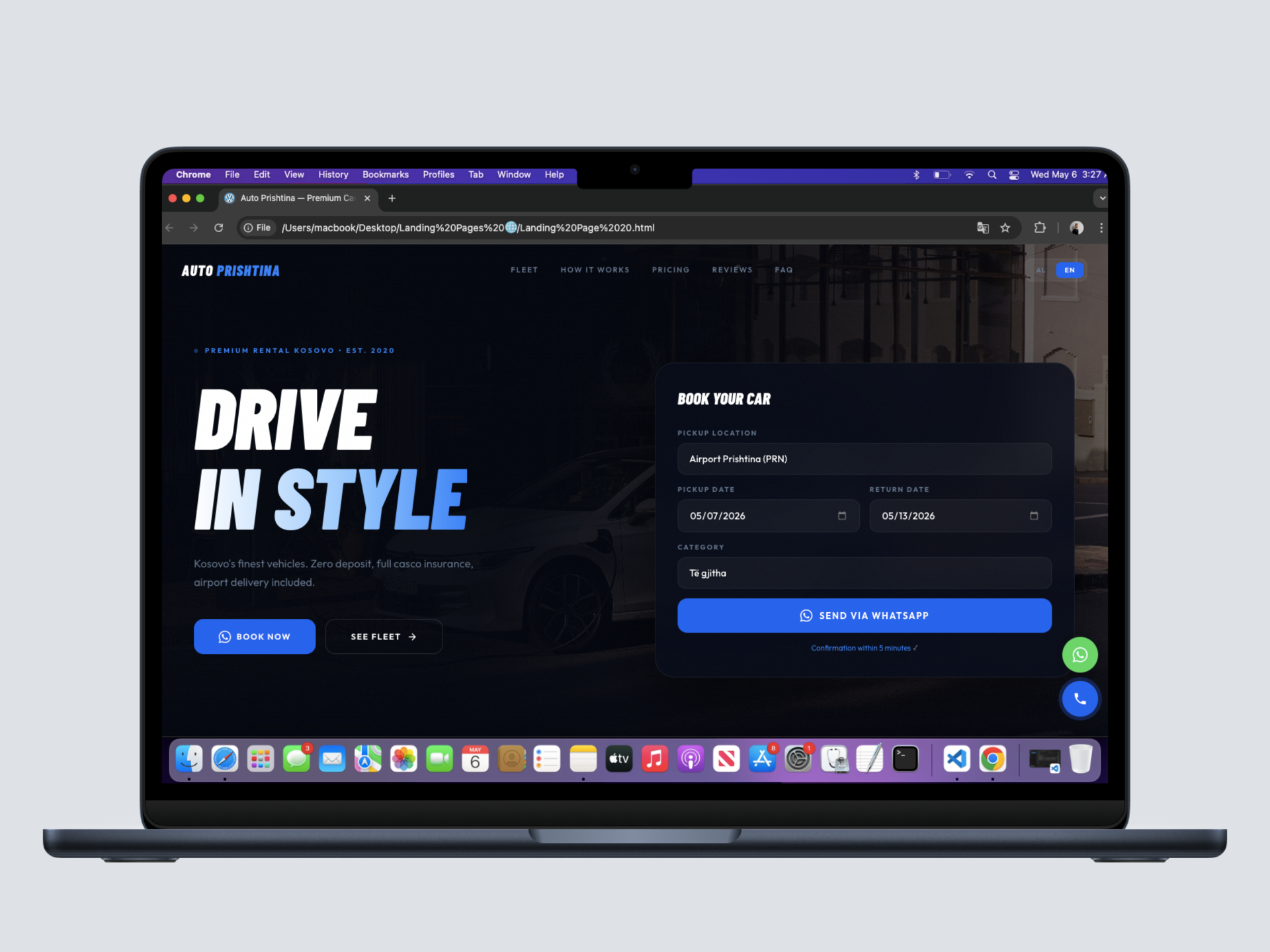 Rent Landing Page