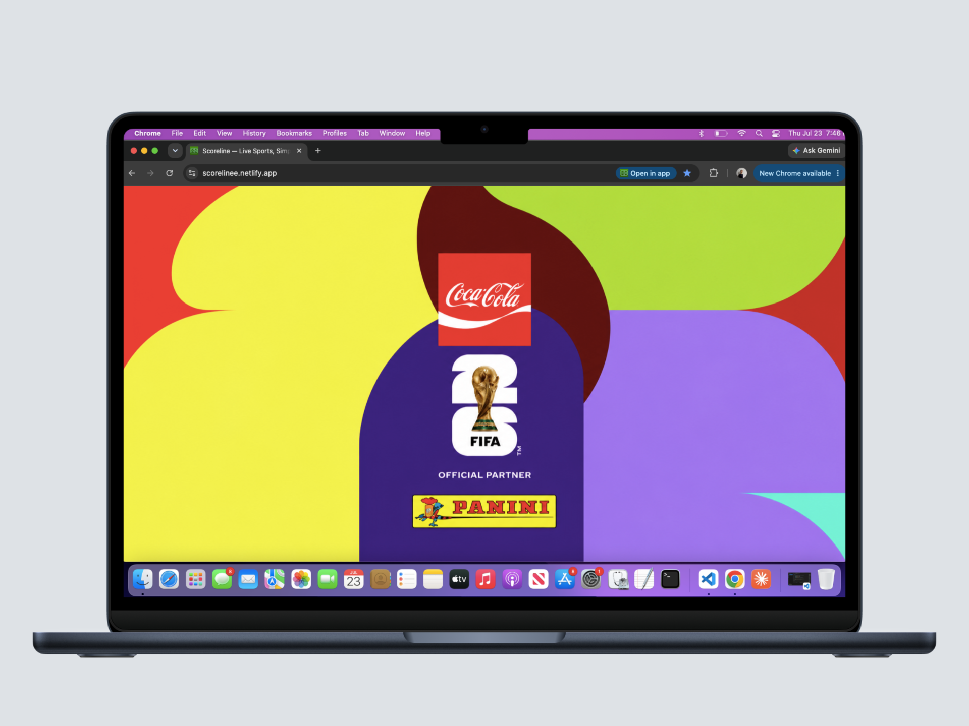 Sports Landing Page